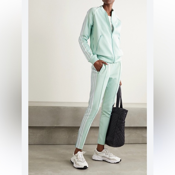 Adidas Women's Originals SST Tracksuit Mint Green